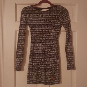 Safari bodycon dress